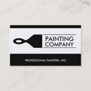 Tarjeta De Visita Pintura de pintador de pintura Pintura Pincel Pape