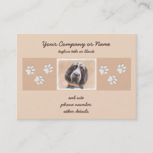 Tarjeta De Visita Pintura de Spinone Italiano - Arte de Perro Origin