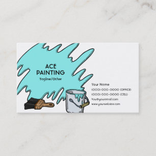 Tarjeta De Visita Pintura del as