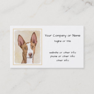 Tarjeta De Visita Pintura enredadera ibicenca - Arte de perro origin