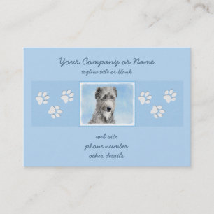 Tarjeta De Visita Pintura escocesa del perro - Ar original del perro