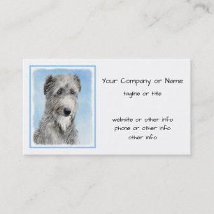 Tarjeta De Visita Pintura escocesa del perro - Ar original del perro