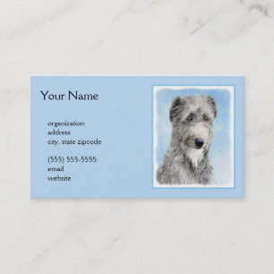Tarjeta De Visita Pintura escocesa del perro - Ar original del perro