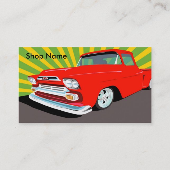 Tarjeta De Visita Pintura fresca (Anverso)