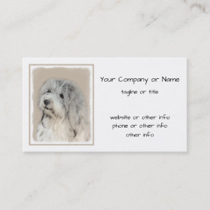 Tarjeta De Visita Pintura Havanesa (Dorada Sable) - Arte Perro Origi