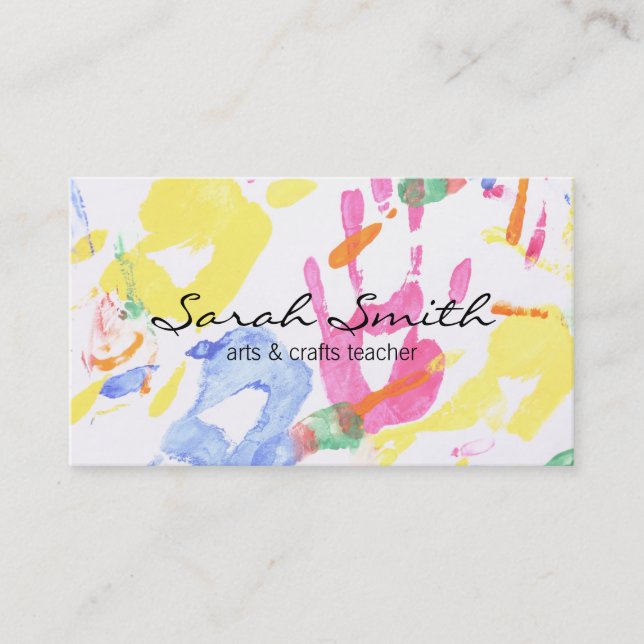 Tarjeta De Visita Pintura manual II (variación) (Anverso)