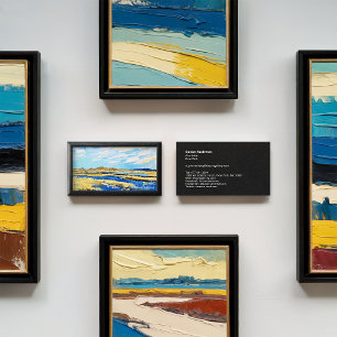 Tarjeta De Visita Pintura moderna de cuadros de fotos de cuadros neg