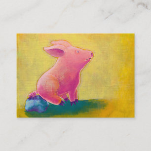 Tarjeta De Visita Pintura original linda del arte de la diversión
