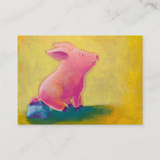 Tarjeta De Visita Pintura original linda del arte de la diversión