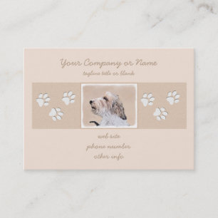 Tarjeta De Visita Pintura Petit Basset Griffon Vendéen - Arte de per