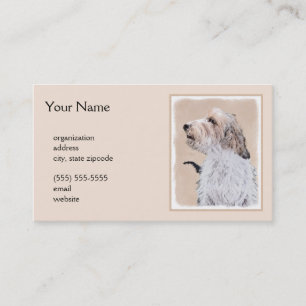 Tarjeta De Visita Pintura Petit Basset Griffon Vendéen - Arte de per