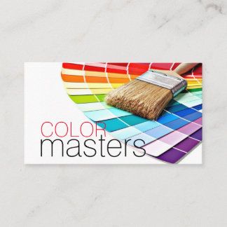 Tarjeta De Visita Pintura, pintador, construcción, diseño