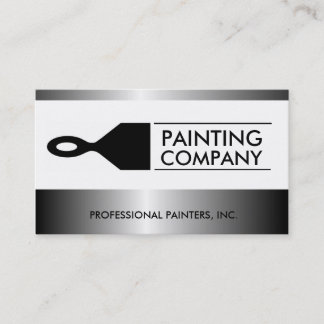 Tarjeta De Visita Pintura pintadora Pintura de pintura Pincel metáli
