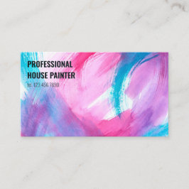 Tarjeta De Visita Pintura QR