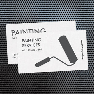 Tarjeta De Visita 🎨🎨🎨 Pintura Simple