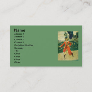 Tarjeta de visita pirata