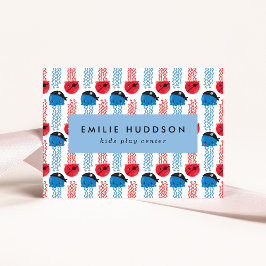 Tarjeta De Visita Pirate Jellyfish, Play Center, Centro de Actividad