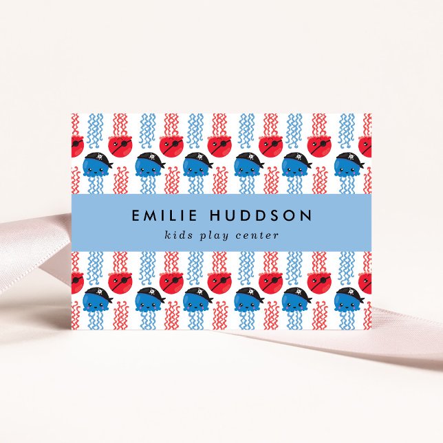 Tarjeta De Visita Pirate Jellyfish, Play Center, Centro de Actividad (Subido por el creador)