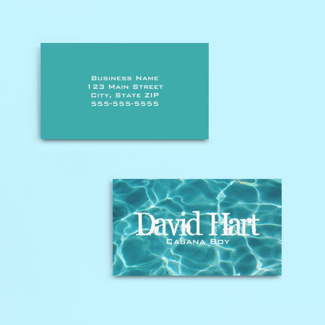 Tarjeta De Visita Piscina (Subido por el creador)