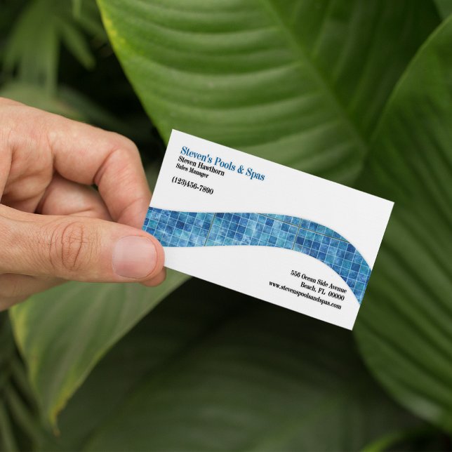 Tarjeta De Visita Piscinas y spas (Subido por el creador)