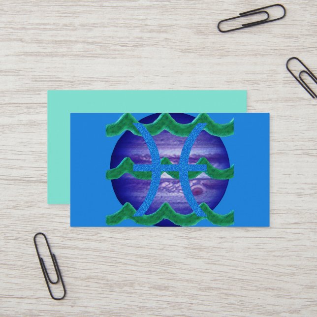 Tarjeta De Visita Piscis (Anverso/Reverso In Situ)