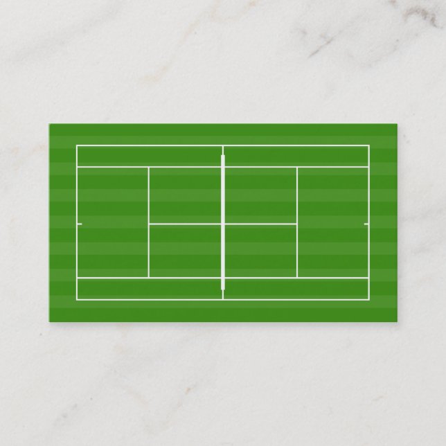 Tarjeta De Visita Pista de tenis (Anverso)