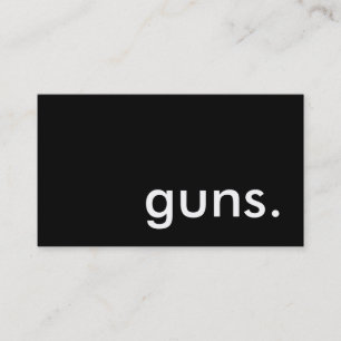 Tarjeta De Visita pistolas.