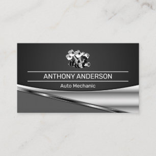 Tarjeta De Visita Pistones   Motor del automóvil