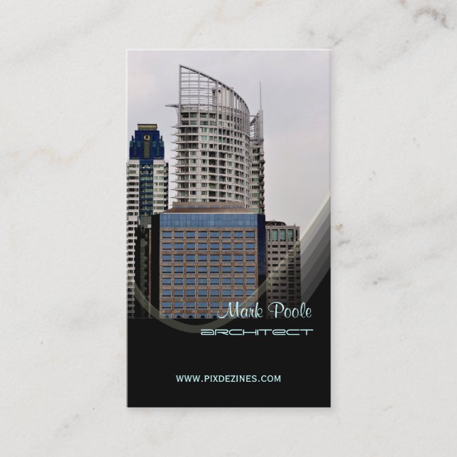Tarjeta De Visita PixDezines Arquitectos con Estilo (Anverso)