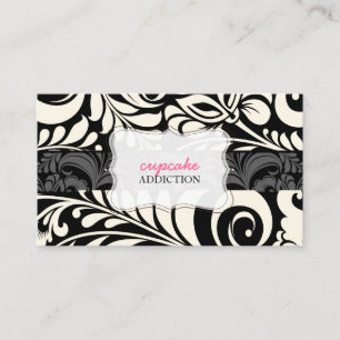 Tarjeta De Visita PixDezines Bellisimo Damask/color de fondo DIY