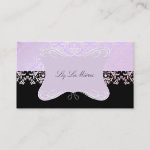 Tarjeta De Visita PixDezines Céline Damask