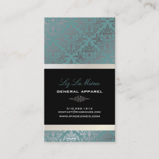 Tarjeta De Visita PixDezines Céline Damask