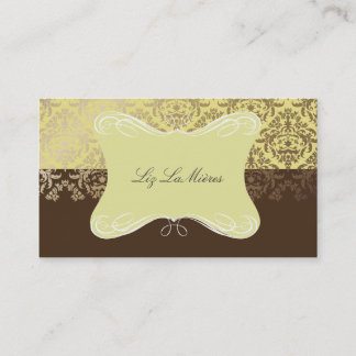 Tarjeta De Visita PixDezines Céline Damask