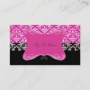 Tarjeta De Visita PixDezines Céline Damask