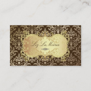 Tarjeta De Visita PixDezines Céline Damask