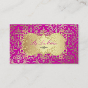 Tarjeta De Visita PixDezines Céline Damask