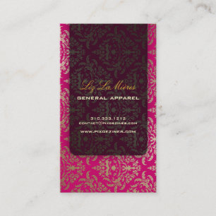 Tarjeta De Visita PixDezines Céline Damask