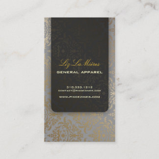 Tarjeta De Visita PixDezines Céline Damask