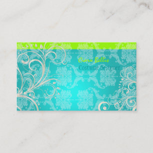 Tarjeta De Visita PixDezines Elegantes Pear Swirls