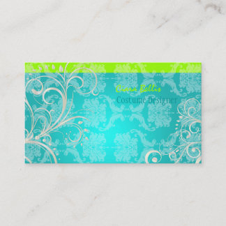 Tarjeta De Visita PixDezines Elegantes Pear Swirls