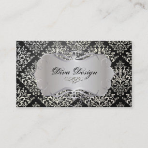 Tarjeta De Visita PixDezines Étienne Damask