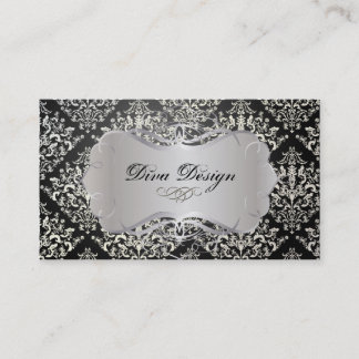 Tarjeta De Visita PixDezines Étienne Damask