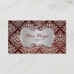 Tarjeta De Visita PixDezines Étienne Damask