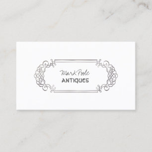 Tarjeta De Visita PixDezines falsos rollos antiguos de plata/Diseño 