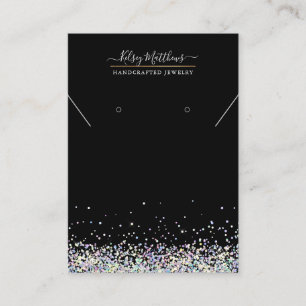 Tarjeta De Visita PixDezines Faux Holographic Confetti