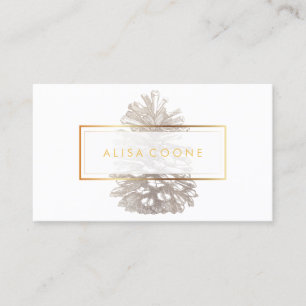 Tarjeta De Visita PixDezines finos alfileres de plata