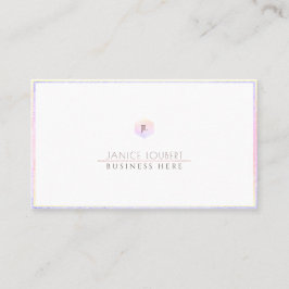 Tarjeta De Visita PixDezines Glam Pink | Rubor+Honeycomb