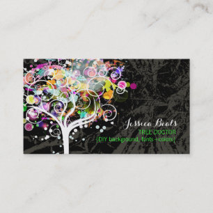 Tarjeta De Visita PixDezines Grunge Tree Trimmers ♥♥♥