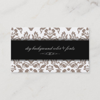 Tarjeta De Visita PixDezines Haute Coutour Damask/diy fondo
