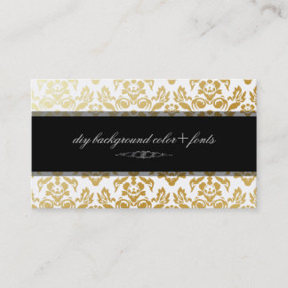 Tarjeta De Visita PixDezines Haute Coutour Damask/diy fondo